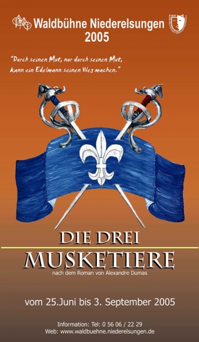 Plakat Die drei Musketiere 2005