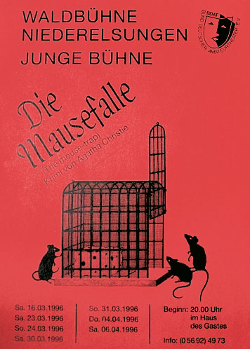 Plakat Die Mausefalle 1996