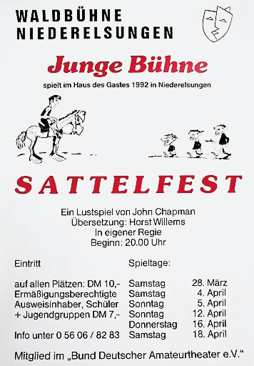 Plakat Sattelfest 1992